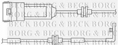 BORG & BECK bwl3022 -  Сигнализатор, износ тормозных колодок
